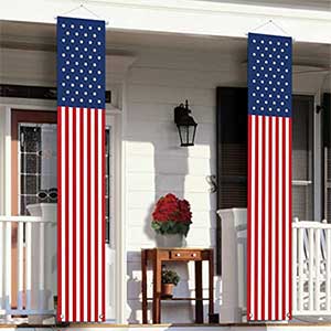 
4th of July porch decorations