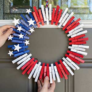 front door 4th of july wreath ideas