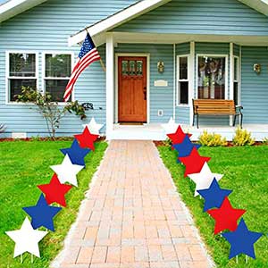 4th of july outdoor house decorations