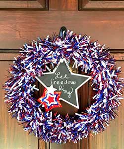 front door 4th of july wreath ideas