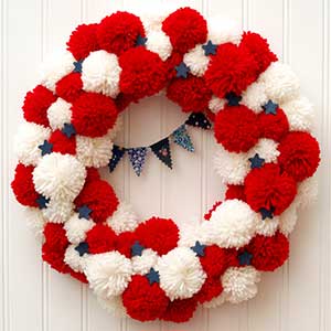 4th of july door wreaths