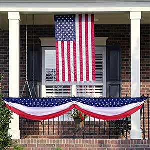 decorating front porch for 4th of july