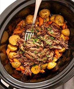 Dump and go crockpot dinners