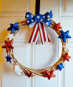 4th of july door wreaths