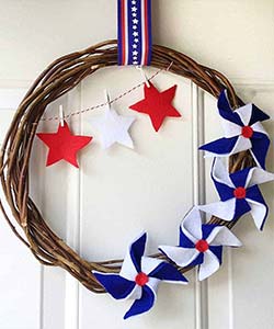 fourth of july front door wreaths