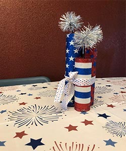 4th of july table centerpieces