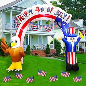 4th of july backyard decorations