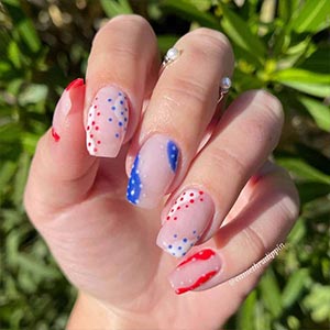 4th of july nail designs