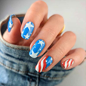 patriotic 4th of july nail designs