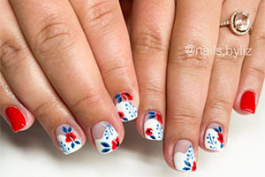 fourth of july nails design