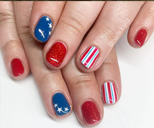 simple 4th of july nail designs