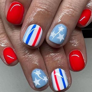 4th of july nail art designs