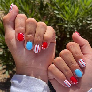 nail designs for the 4th of july