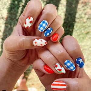 4th of july designs for nails