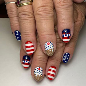 4th of july nail ideas