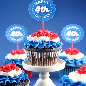 4th of july cupcake decorating ideas