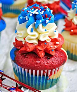 4th of july cupcake recipes