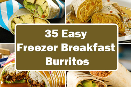 Easy Freezer Breakfast Burritos