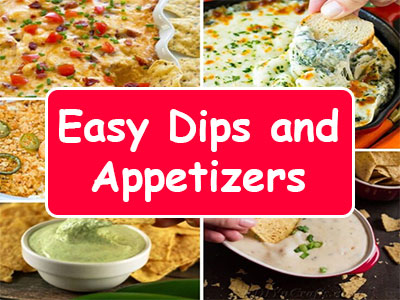 easy dips and appetizers