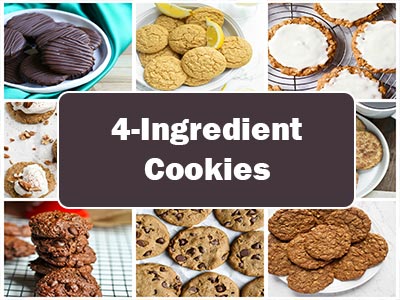 32 Deliciously Easy 4-Ingredient Cookies to Try Today